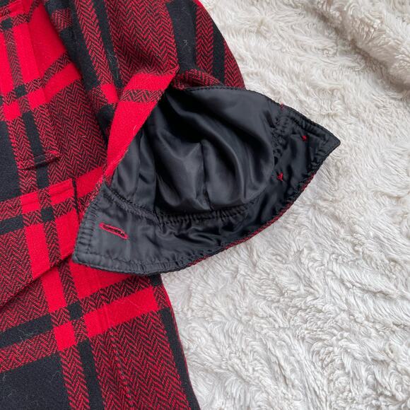 Vintage Lizwear buffalo plaid check mackinaw jacket coat insulated liz claiborne - Picture 9 of 17